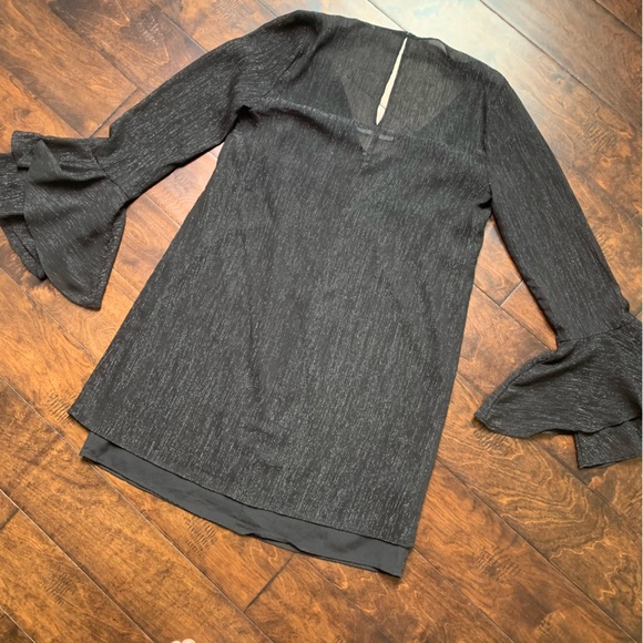 NWT {BCBGeneration} Black Sparkle Dress Size‎ Small - Picture 7 of 10